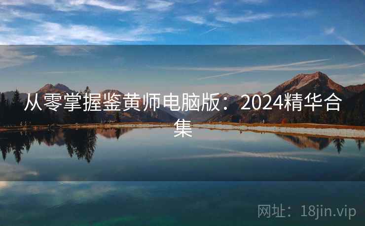 从零掌握鉴黄师电脑版：2024精华合集