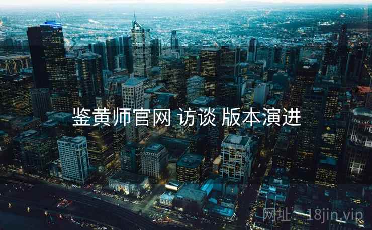 鉴黄师官网 访谈 版本演进