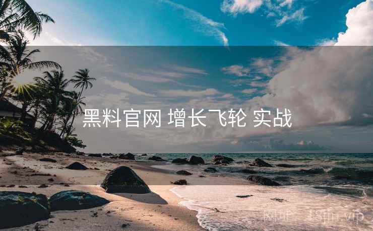 黑料官网 增长飞轮 实战