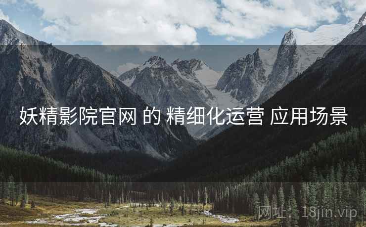 妖精影院官网 的 精细化运营 应用场景